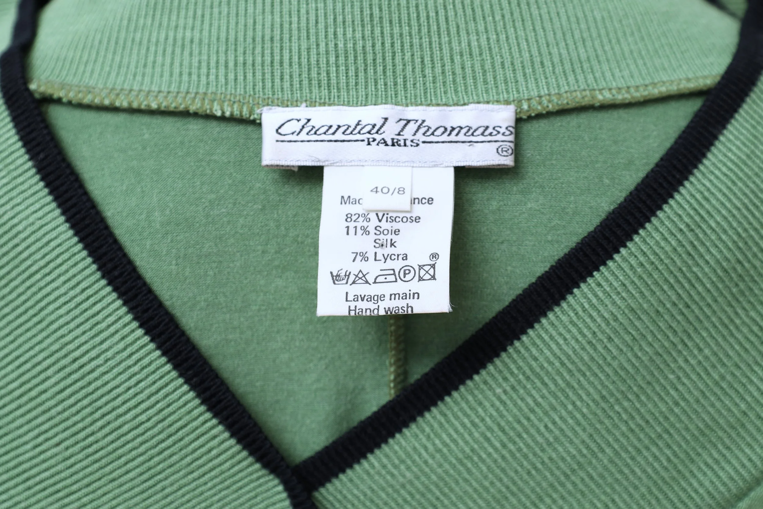 late 1980s / early 1990s Chantal Thomass label tag