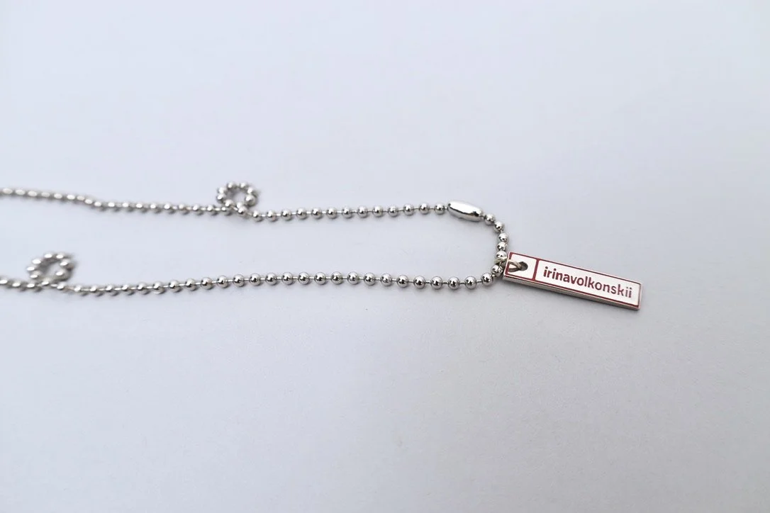 Irina Volkonskii silver tag