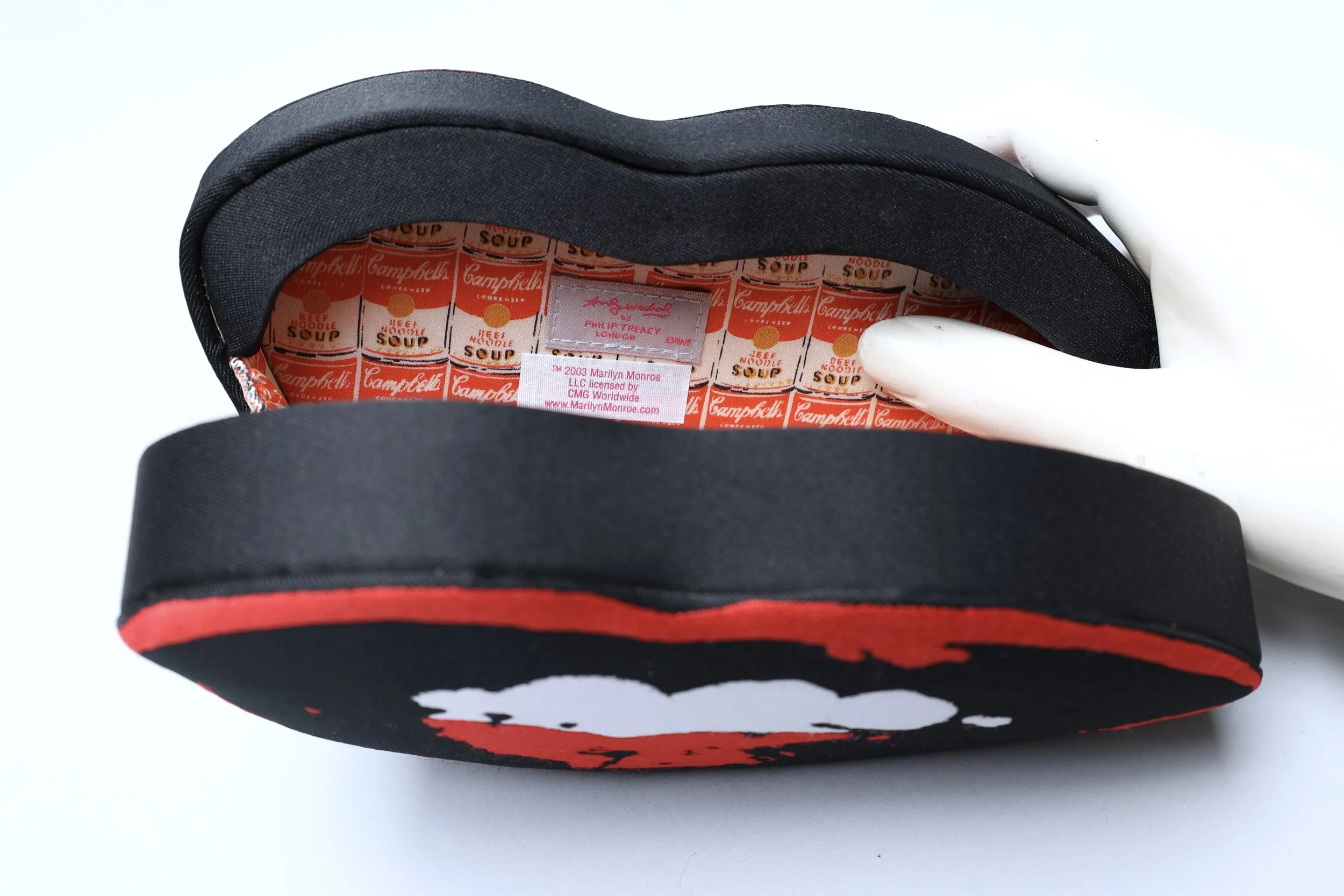 2004 Andy Warhol by Philip Treacy Marilyn Monroe label tag