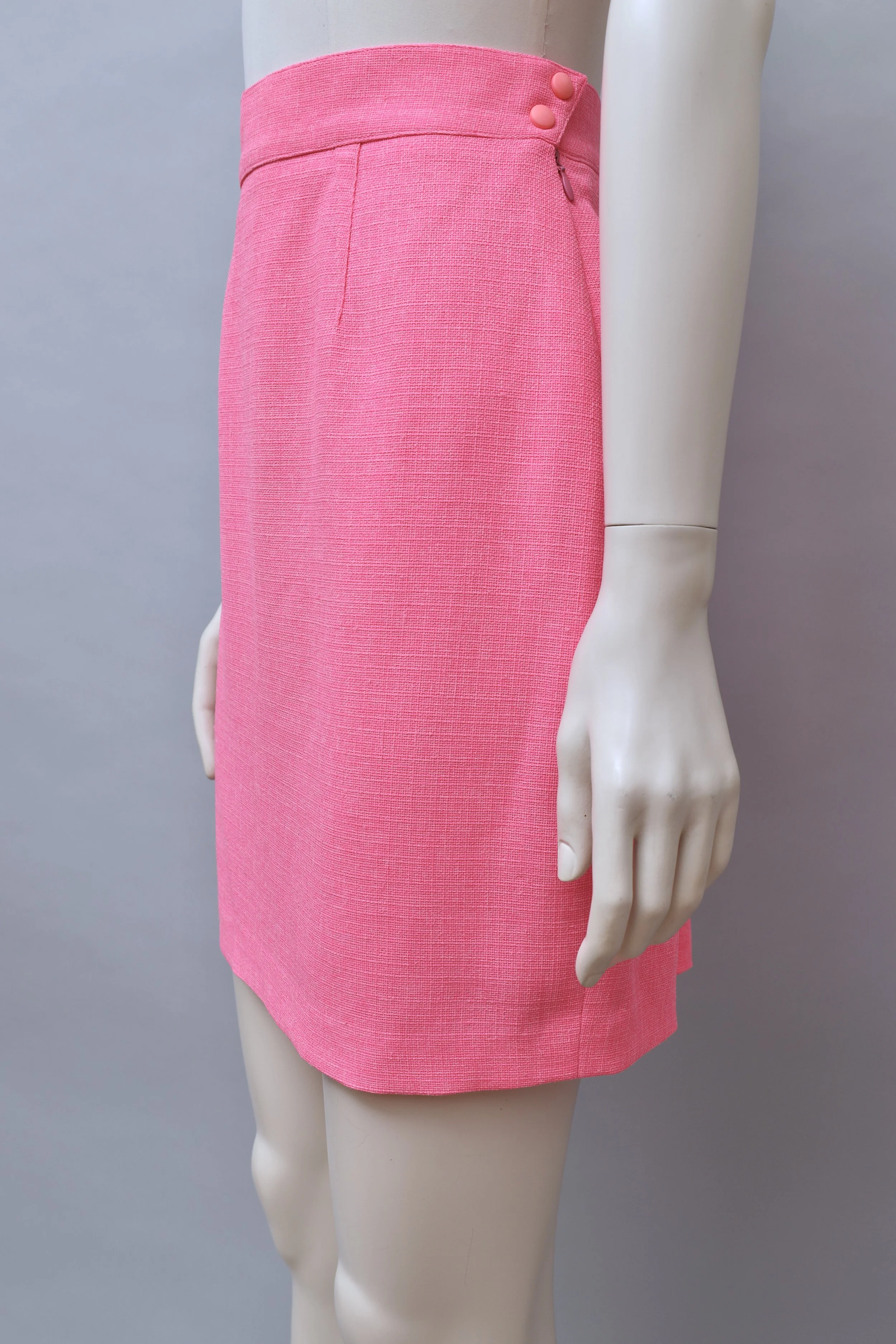 late 1990s / early 2000s Mugler neon pink skirt