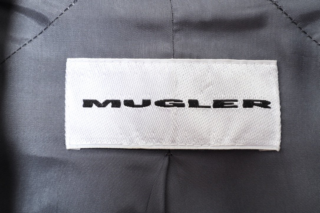 early 2000s Mugler label tag