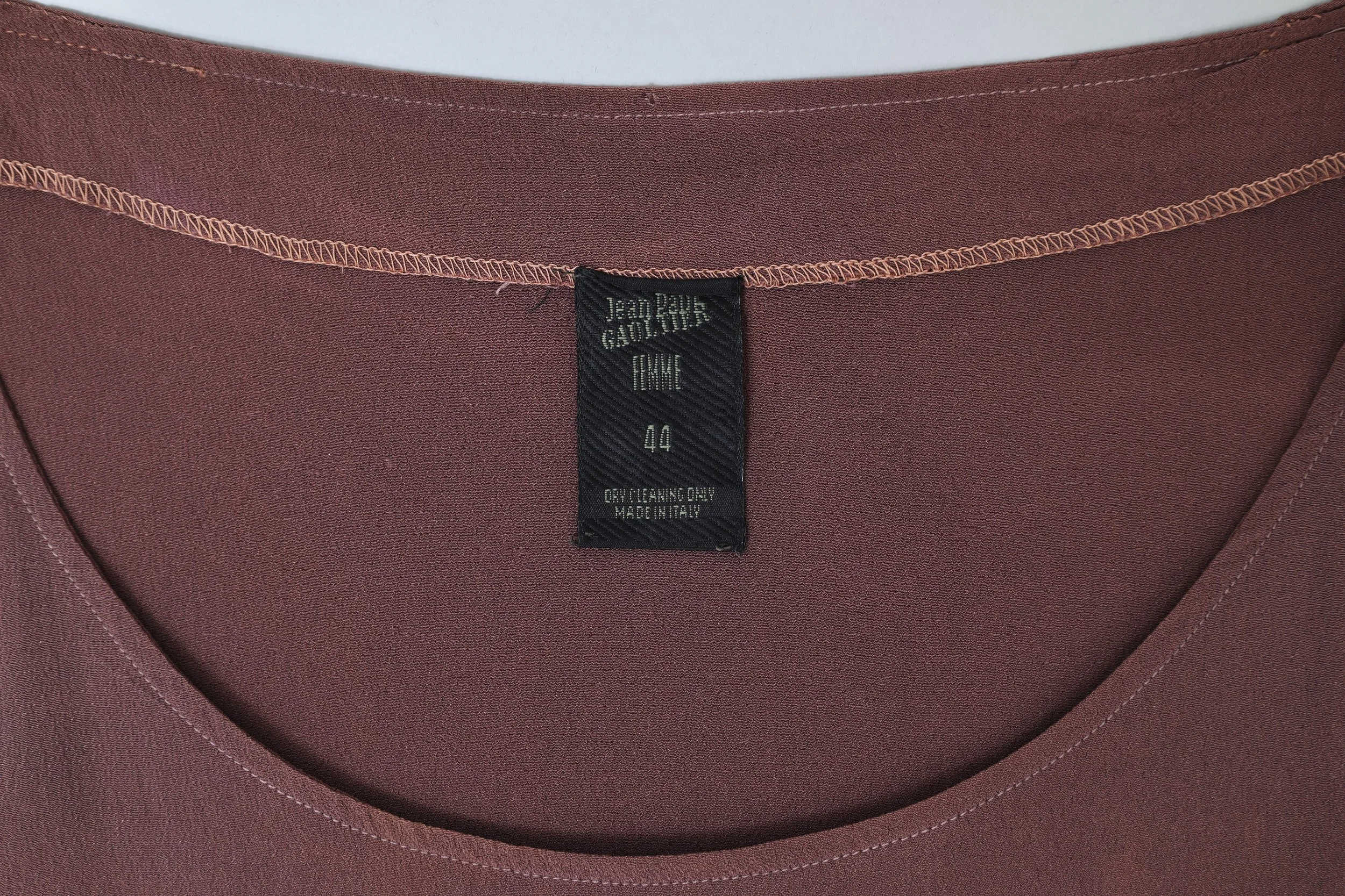 1990s Jean Paul Gaultier label tag