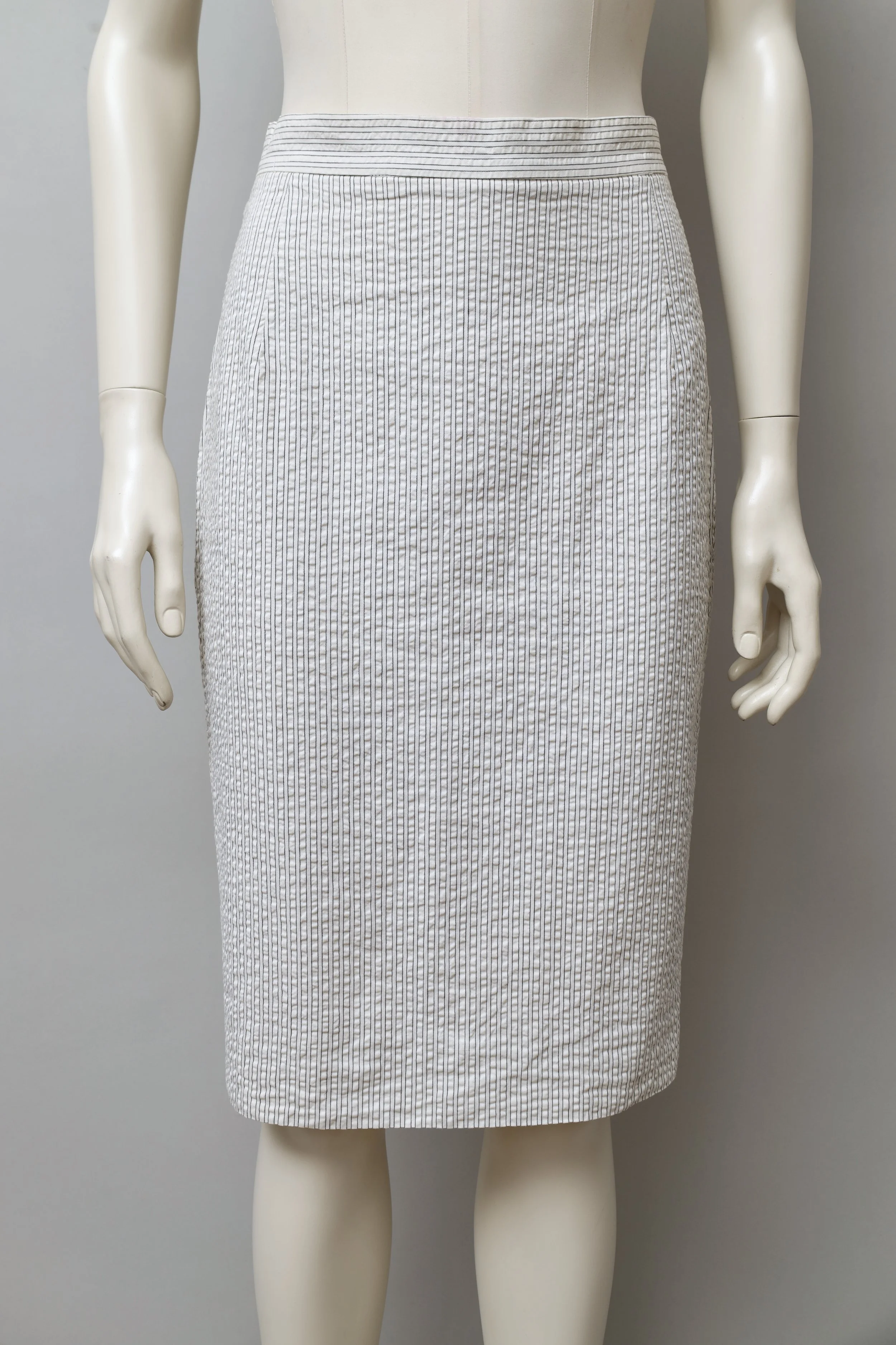 S/S 2008 Vivienne Westwood seersucker striped skirt