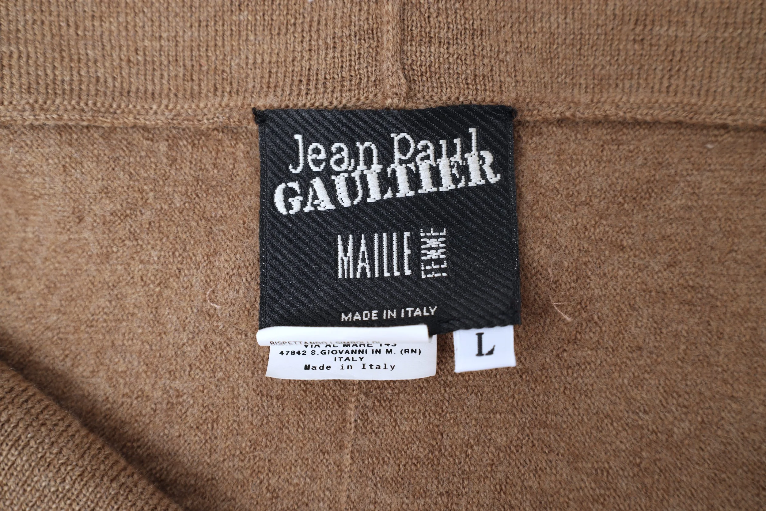 2000s Jean Paul Gaultier Maille Femme label tag