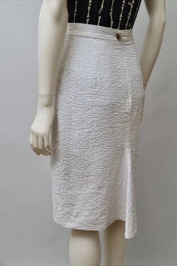 S/S 2008 Vivienne Westwood seersucker striped skirt