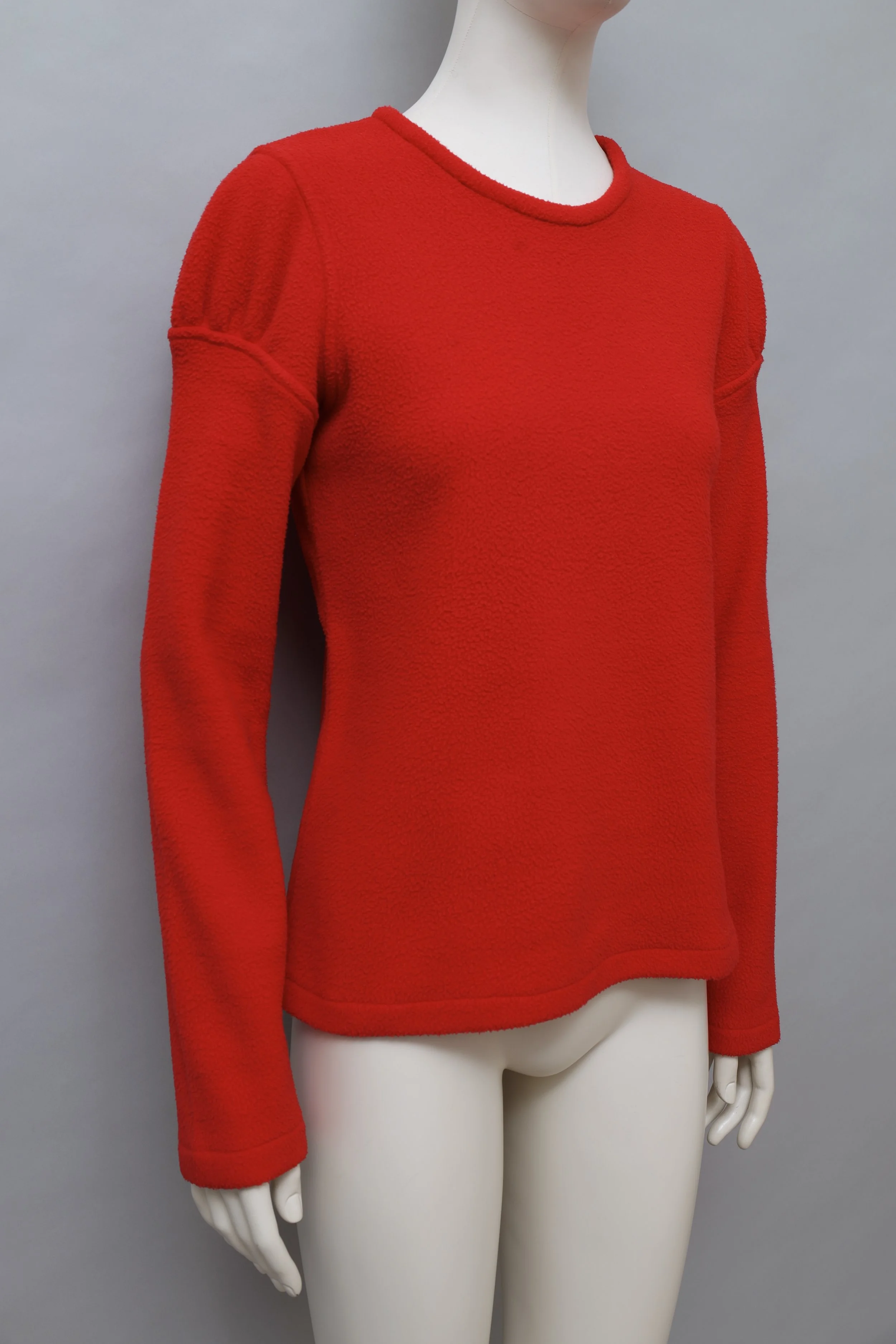 late 1990s / early 2000s JUNK by Junko Shimada red fleece sweater
