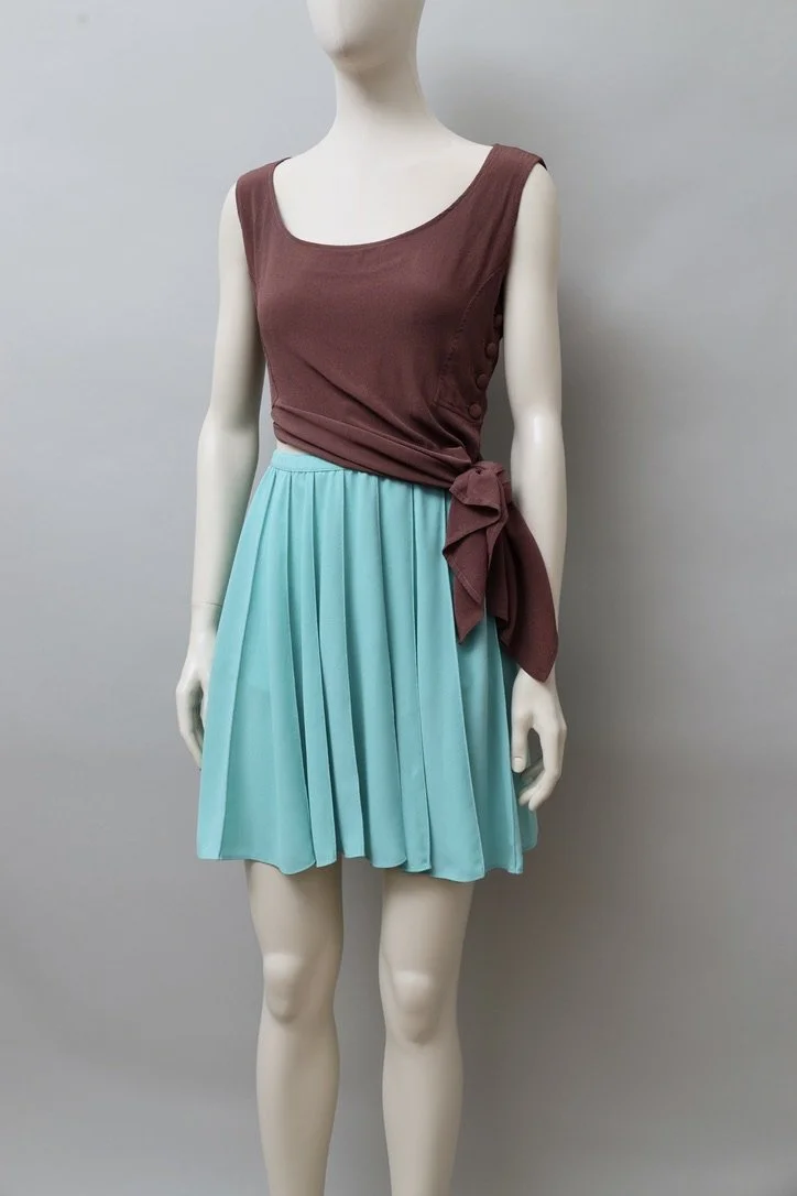 1990s Jean Paul Gaultier aubergine crêpe tunic top tied