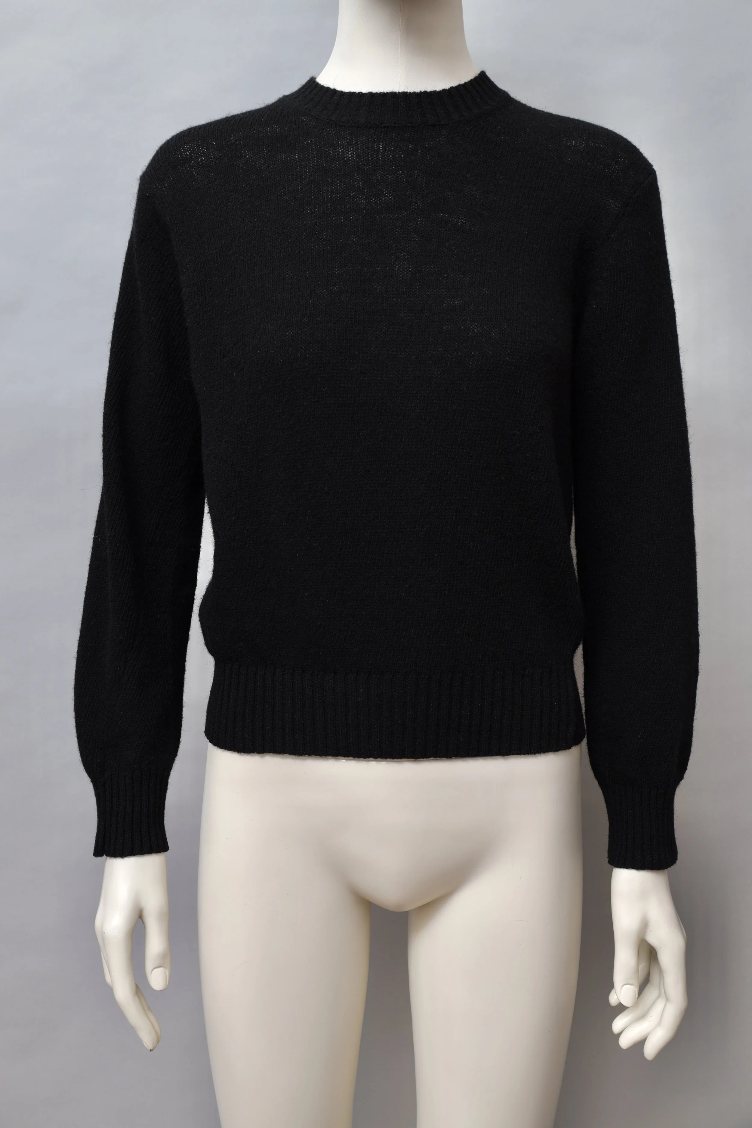 1990s Junya Watanabe for Comme des Garçons black wool sweater