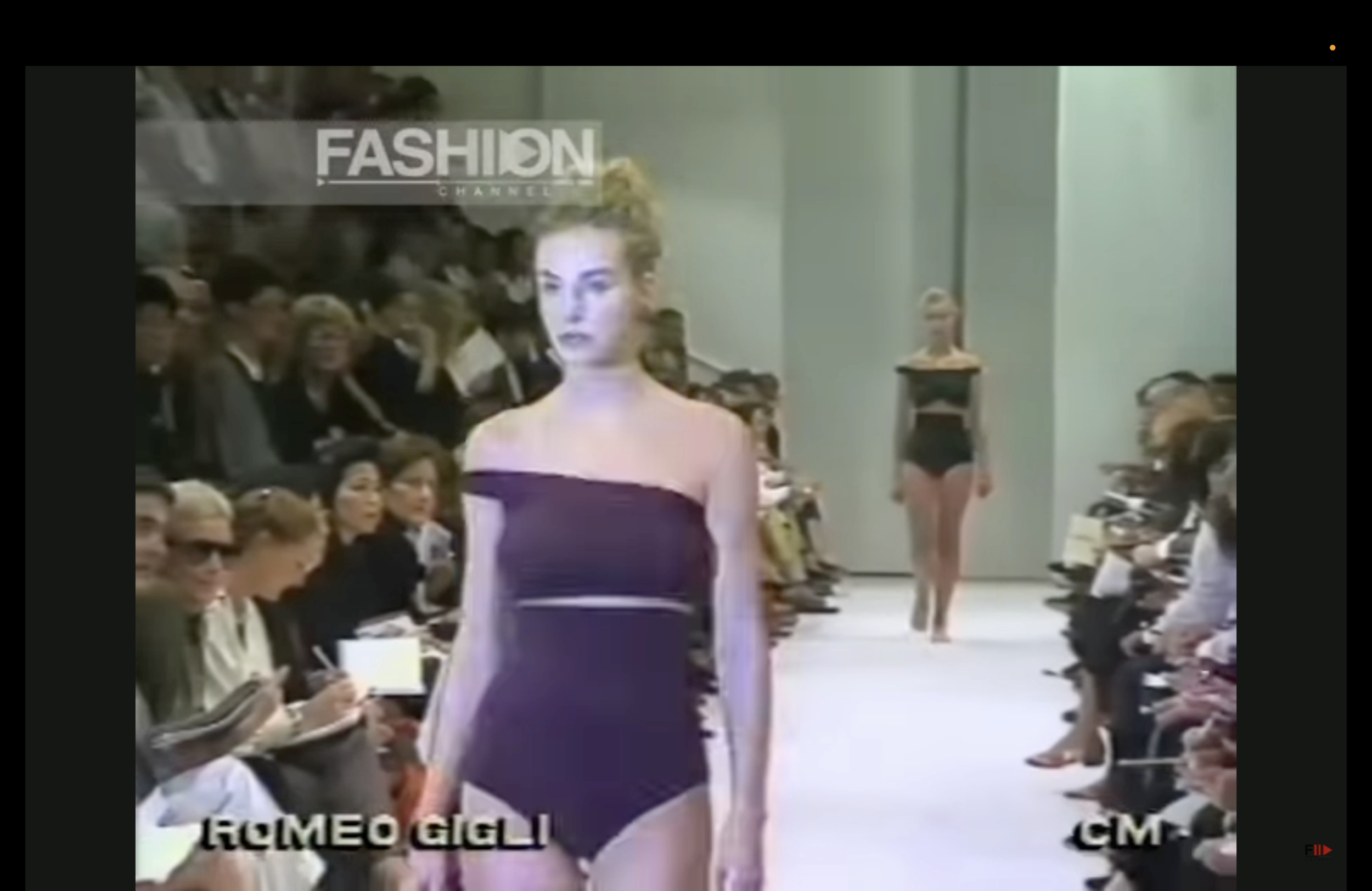 S/S 1989 Romeo Gigli runway