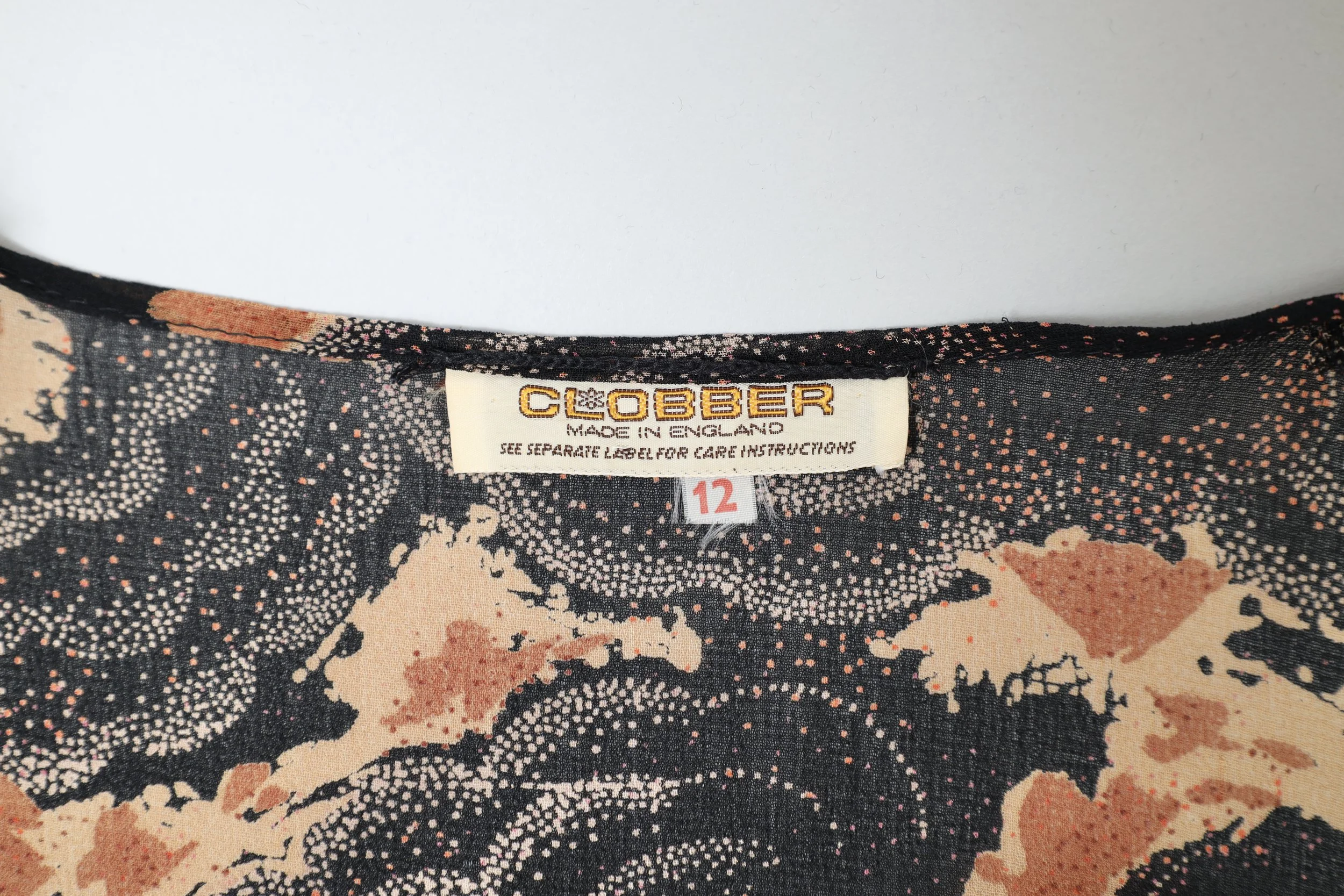 1960s Clobber of London label tag