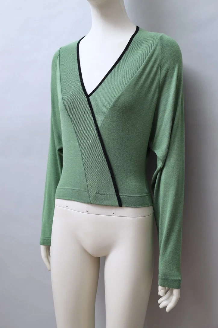 late 1980s / early 1990s Chantal Thomass green portefeuille top