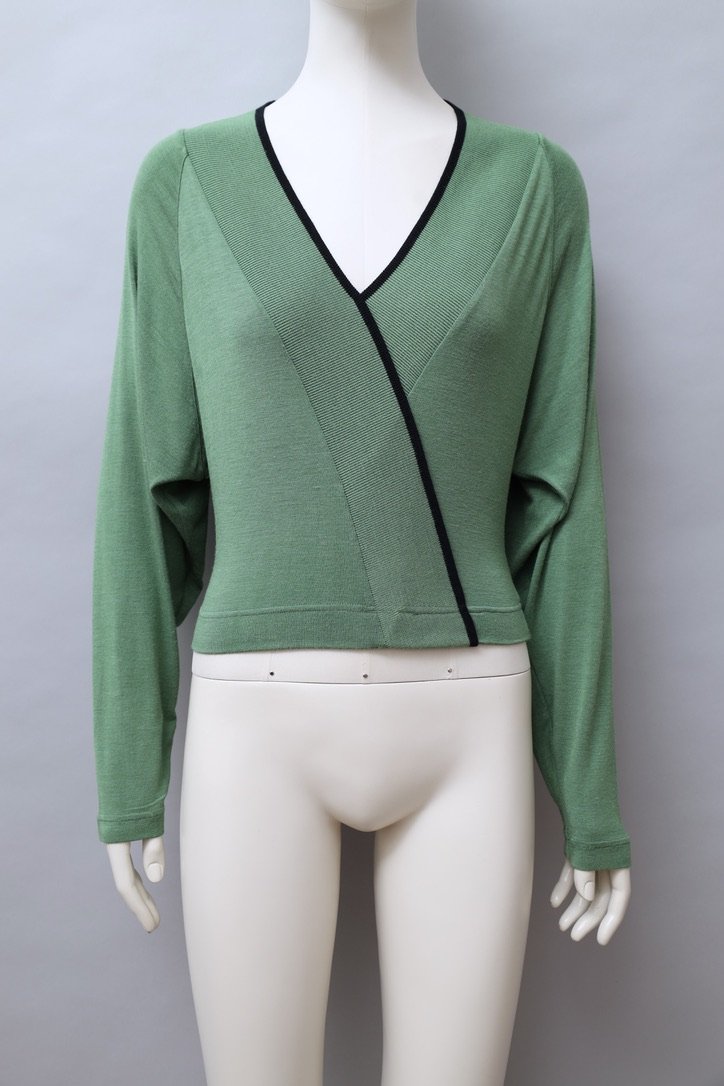 late 1980s / early 1990s Chantal Thomass green portefeuille top