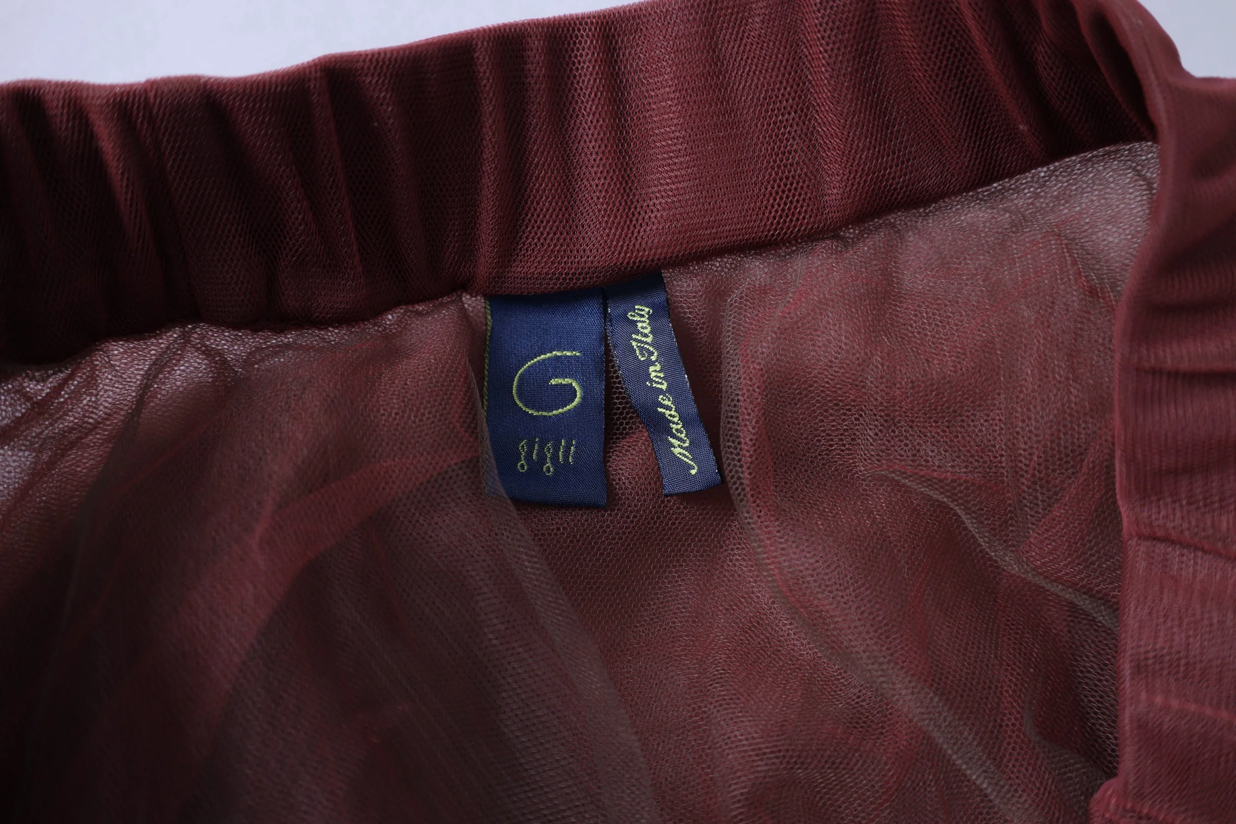 F/W 1994 G Gigli by Romeo Gigli label tag