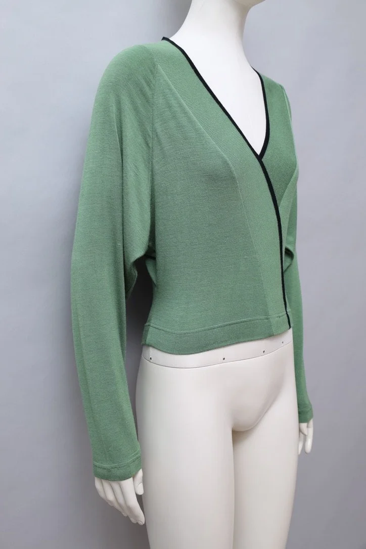 late 1980s / early 1990s Chantal Thomass green portefeuille top