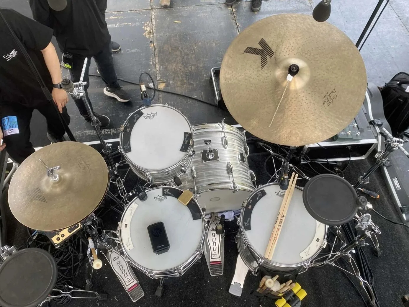 Live Drum Set-Up