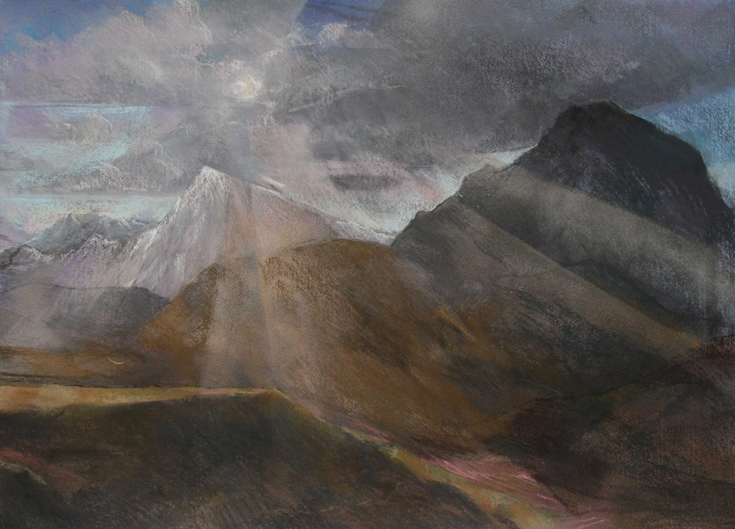 Noon, mid winter, Skye 515 x 700
