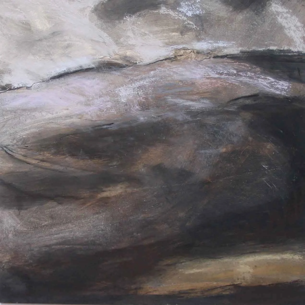 Moorland Study, Mixed Media 370 x 370