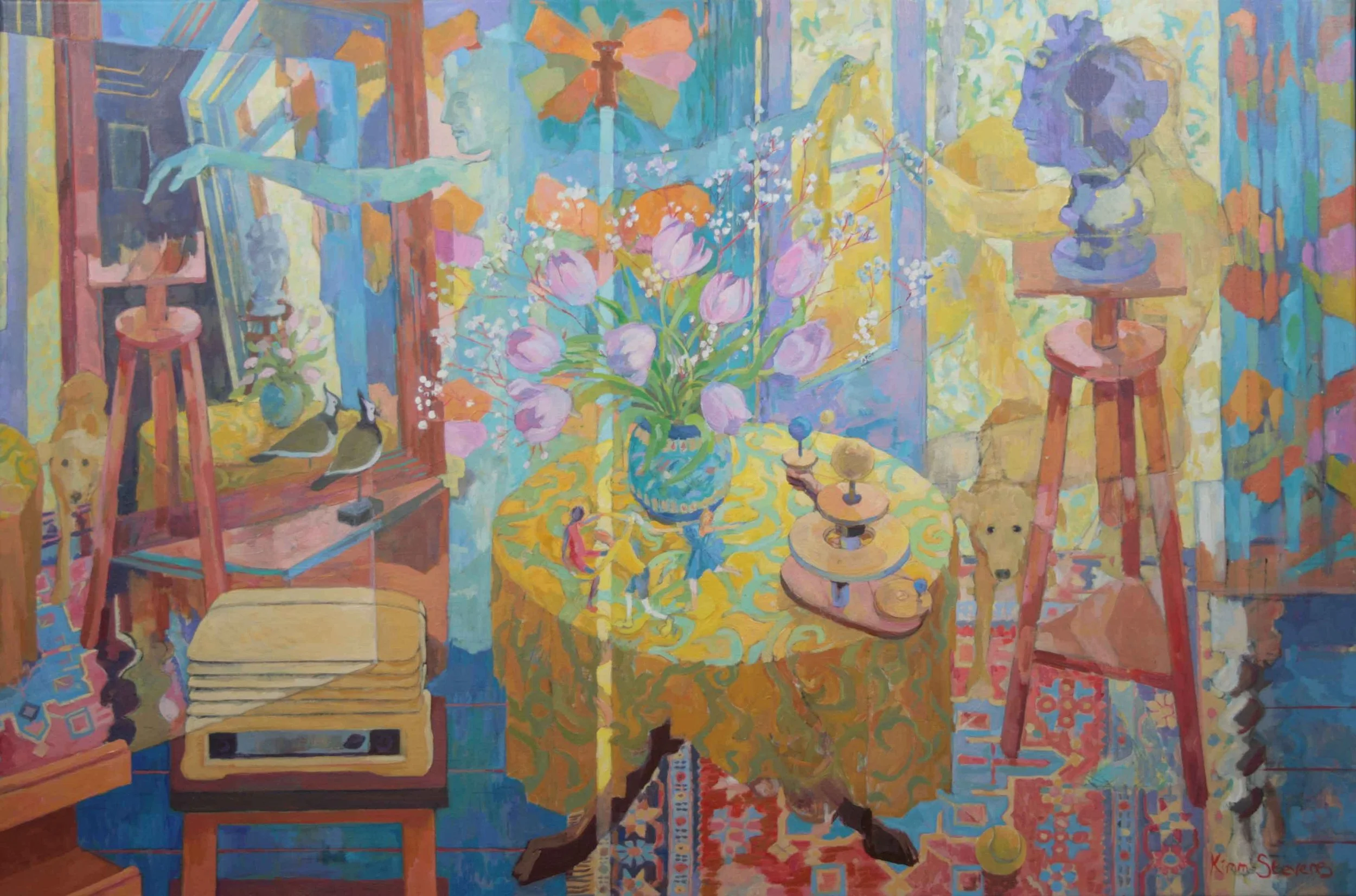 Studio with Flowers          800 x 1200