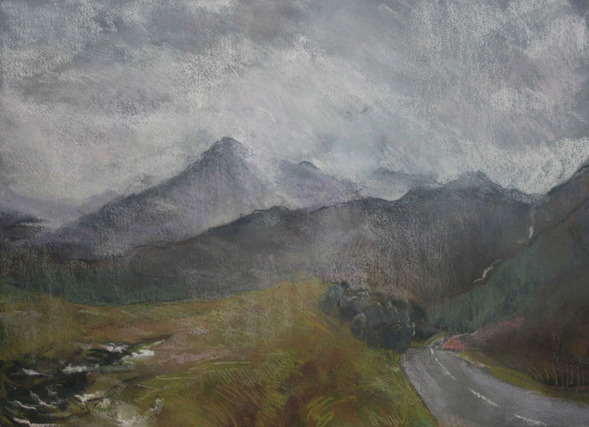 Rain over Doire Chiagionn 515 x 700