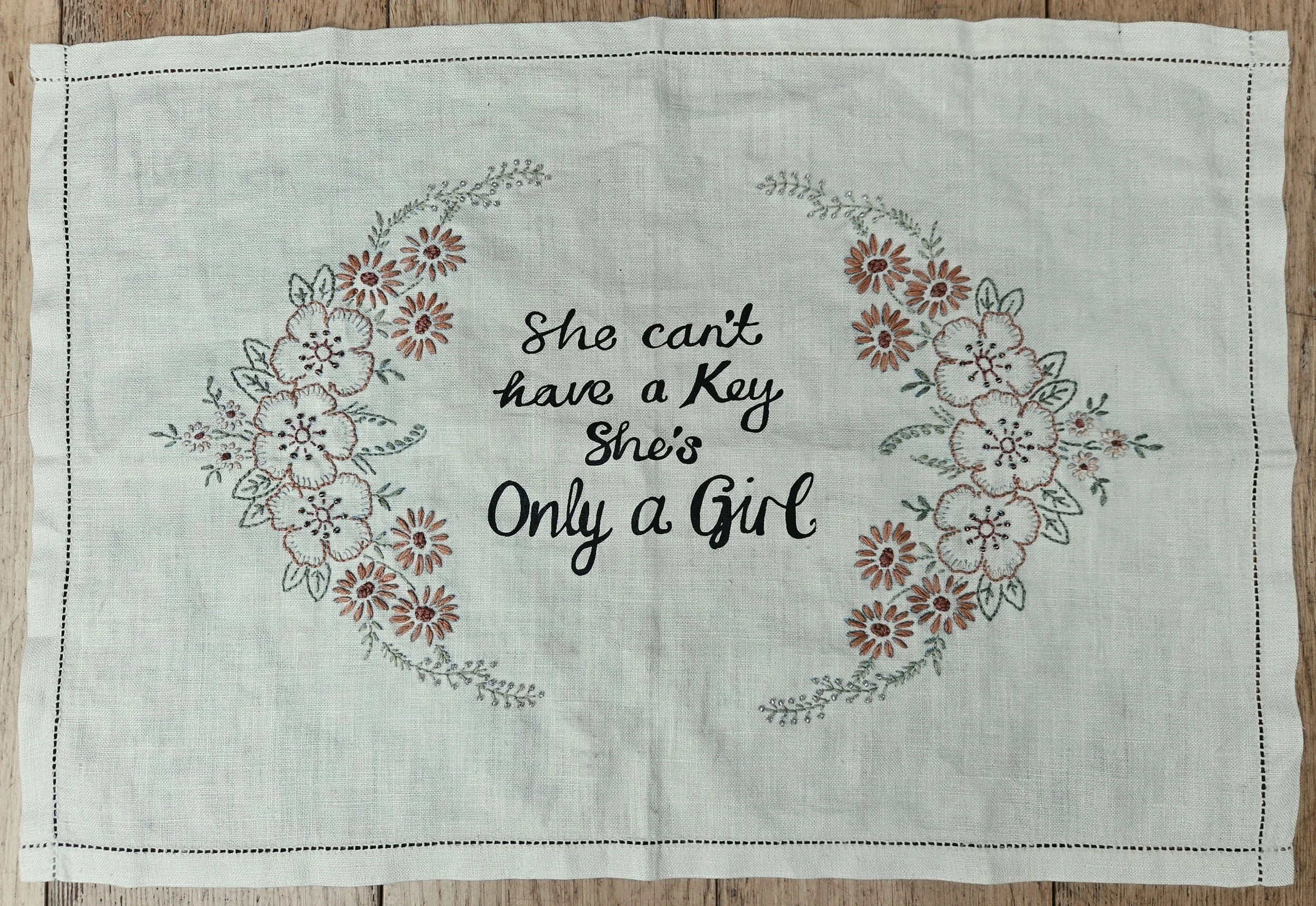 She can’t have a key…’