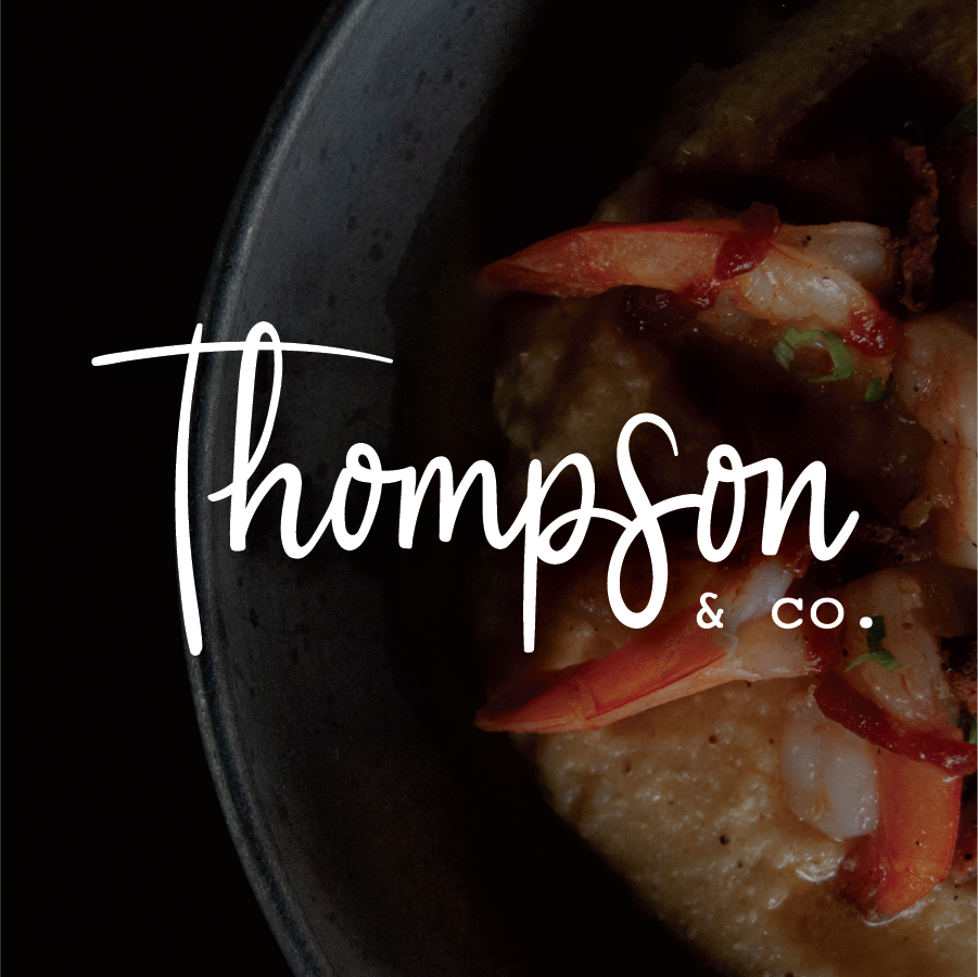 A close-up of shrimp and grits from Thompson & Co. in Ypsilanti, Michigan.