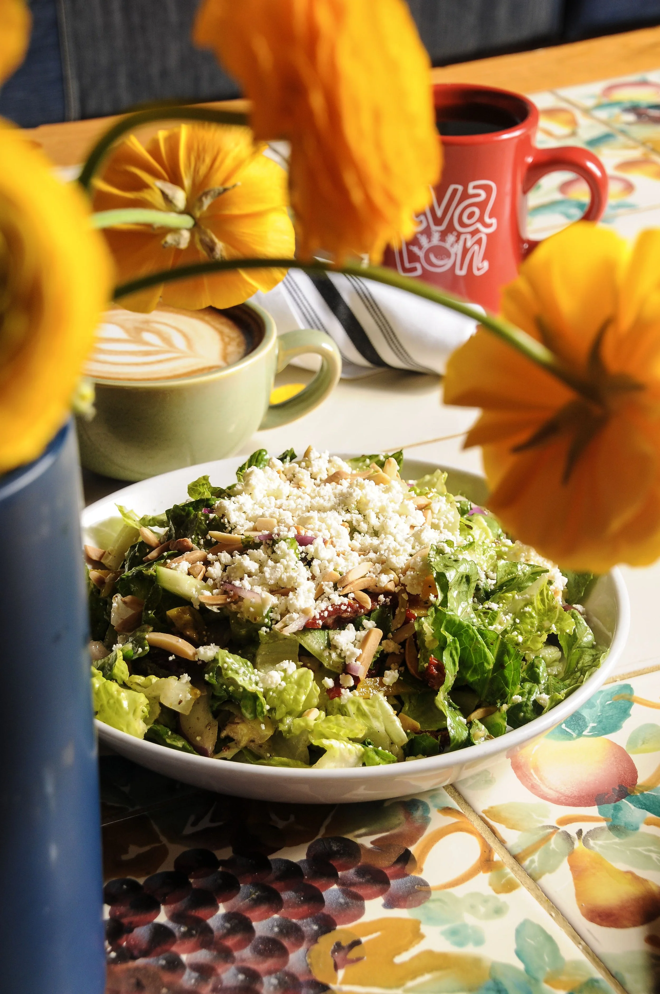 Brunch Salad at Avalon Cafe in Ann Arbor, Michigan