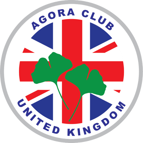 Logo with a Union Jack background, green shamrocks, and text 'Afora Club United Kingdom'.