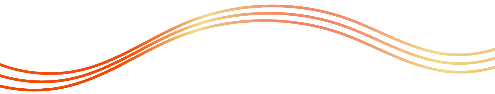 A wave-like design with orange, yellow, and beige gradients.