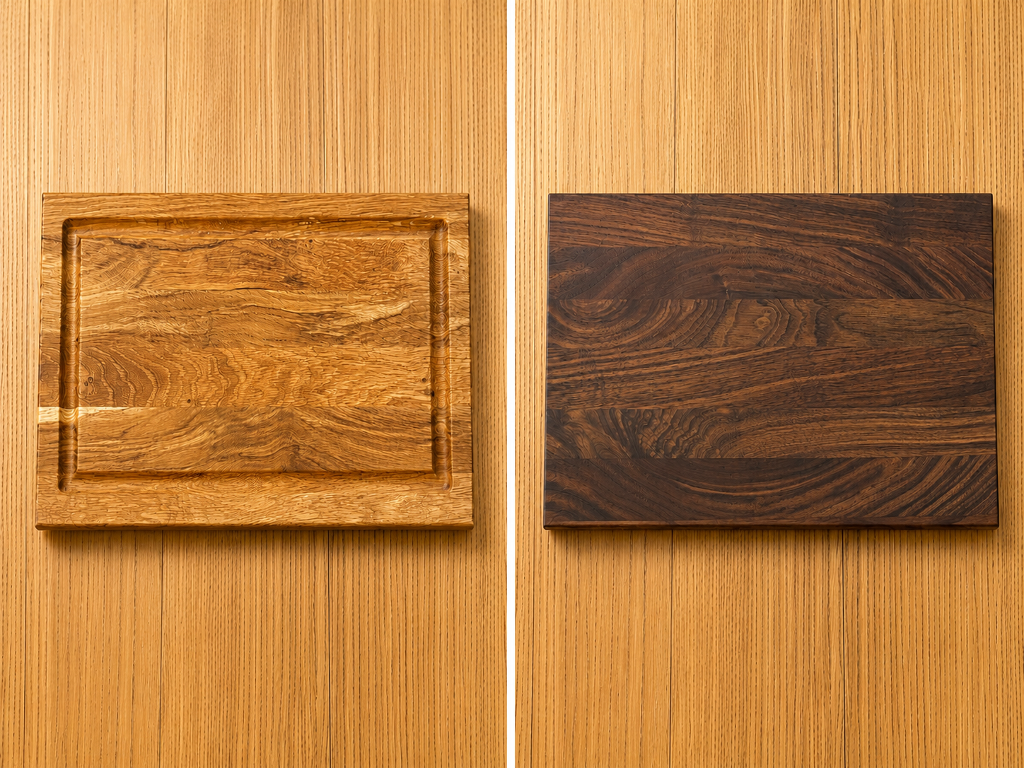 White Oak Cutting Board and Black Walnut Charcuterie board - Private Commission