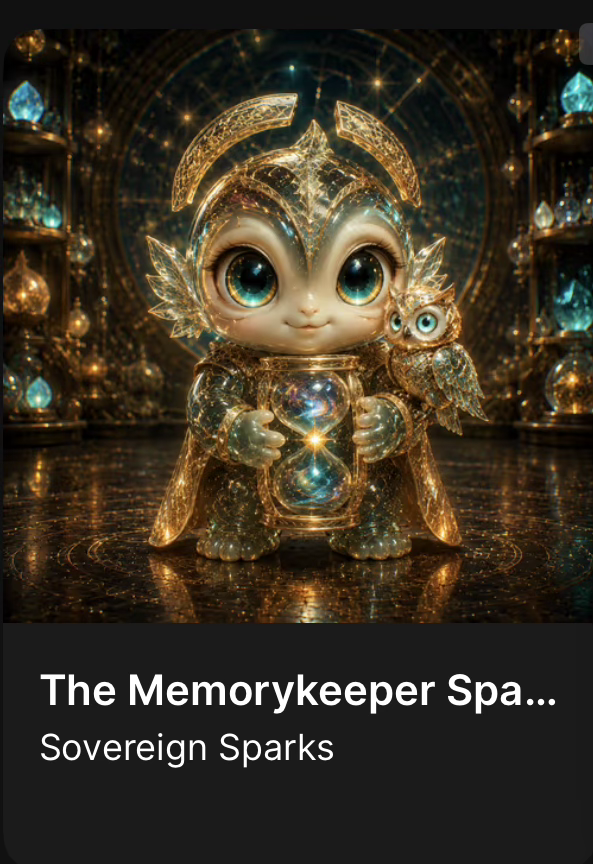Sovereign Sparks preview featuring the Memorykeeper, a jeweled guardian of memory and light