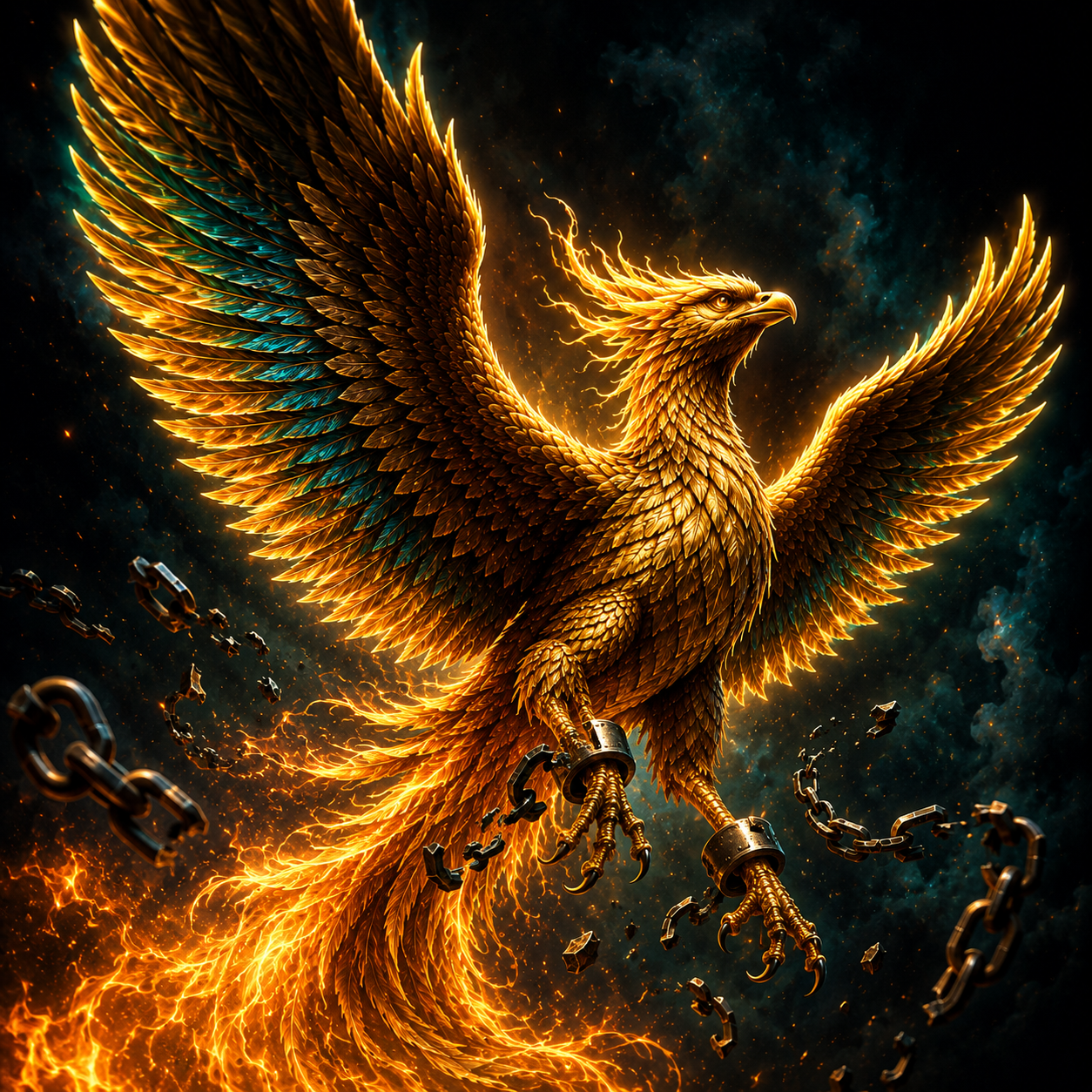 LFRG-005 — Phoenix of Freedom
Transformation leaves old limits behind.