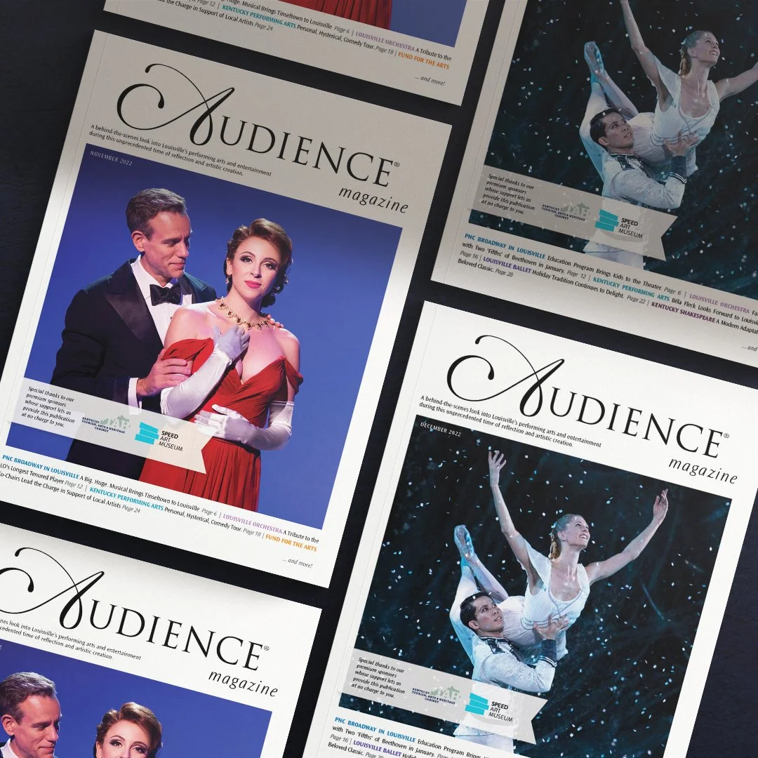 Frosting Creative Company designs publications like Audience Magazine.
