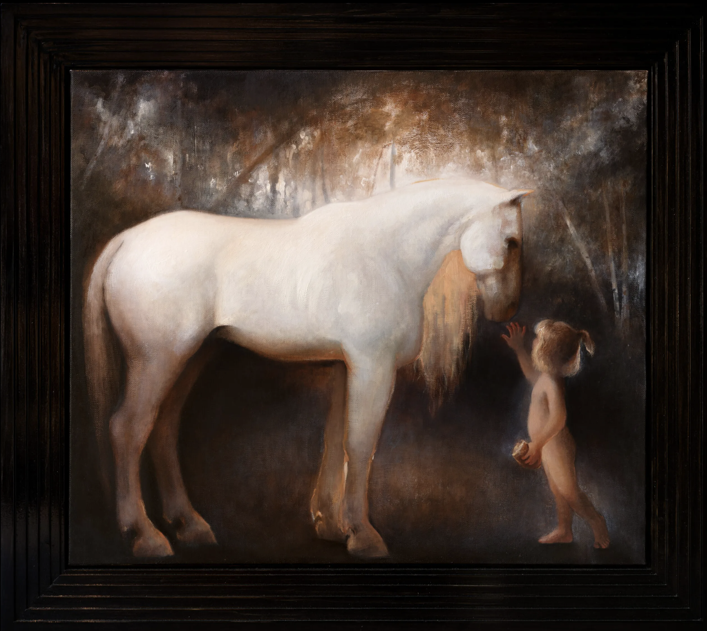 Reminiscence (2026), oil on canvas, 99,5x84,5cm. 