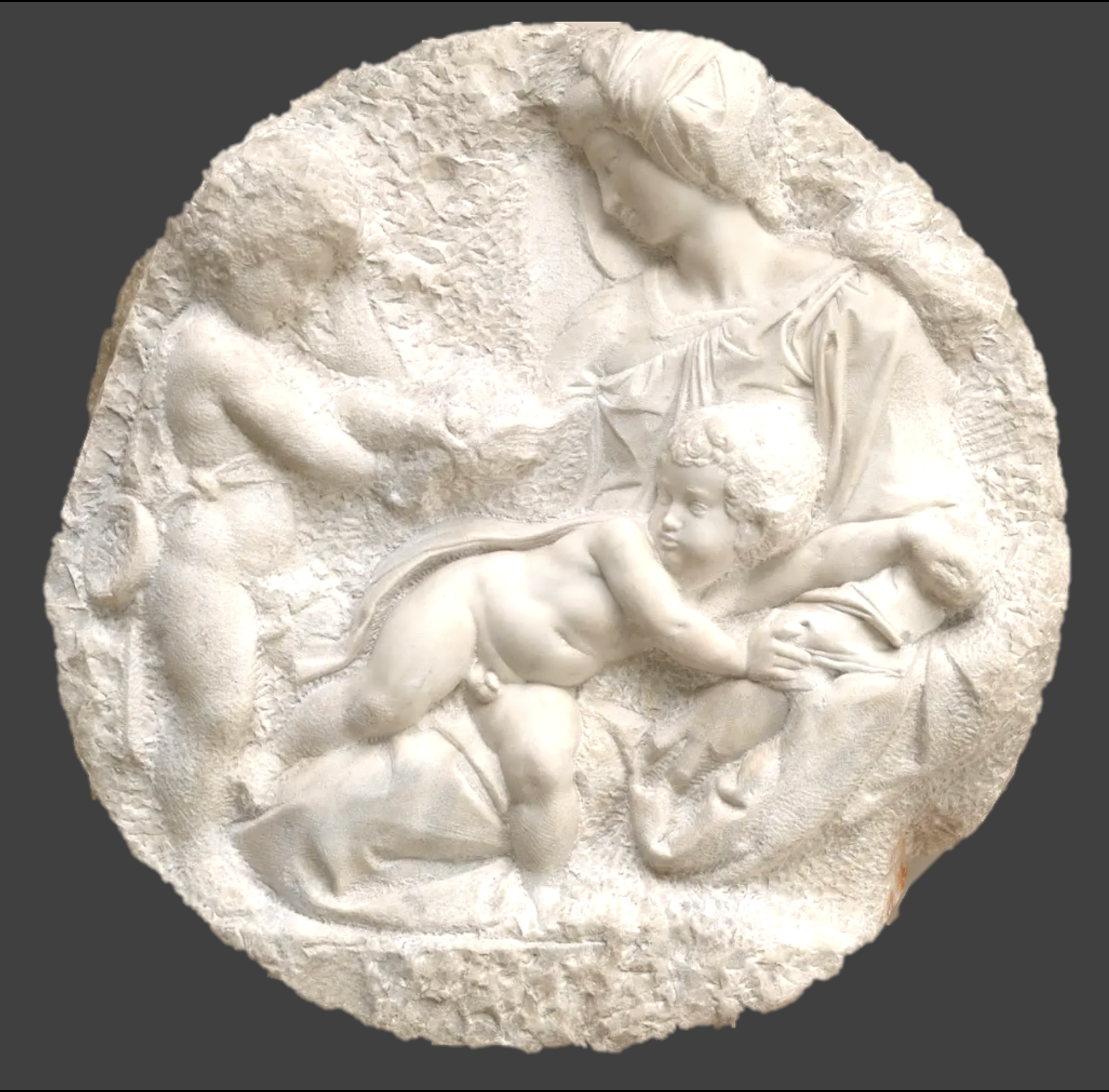 THE TONDO TADDEI, A DRAWING IN SPACE; Michelangelo’s counterargument to Leonardo da Vinci.