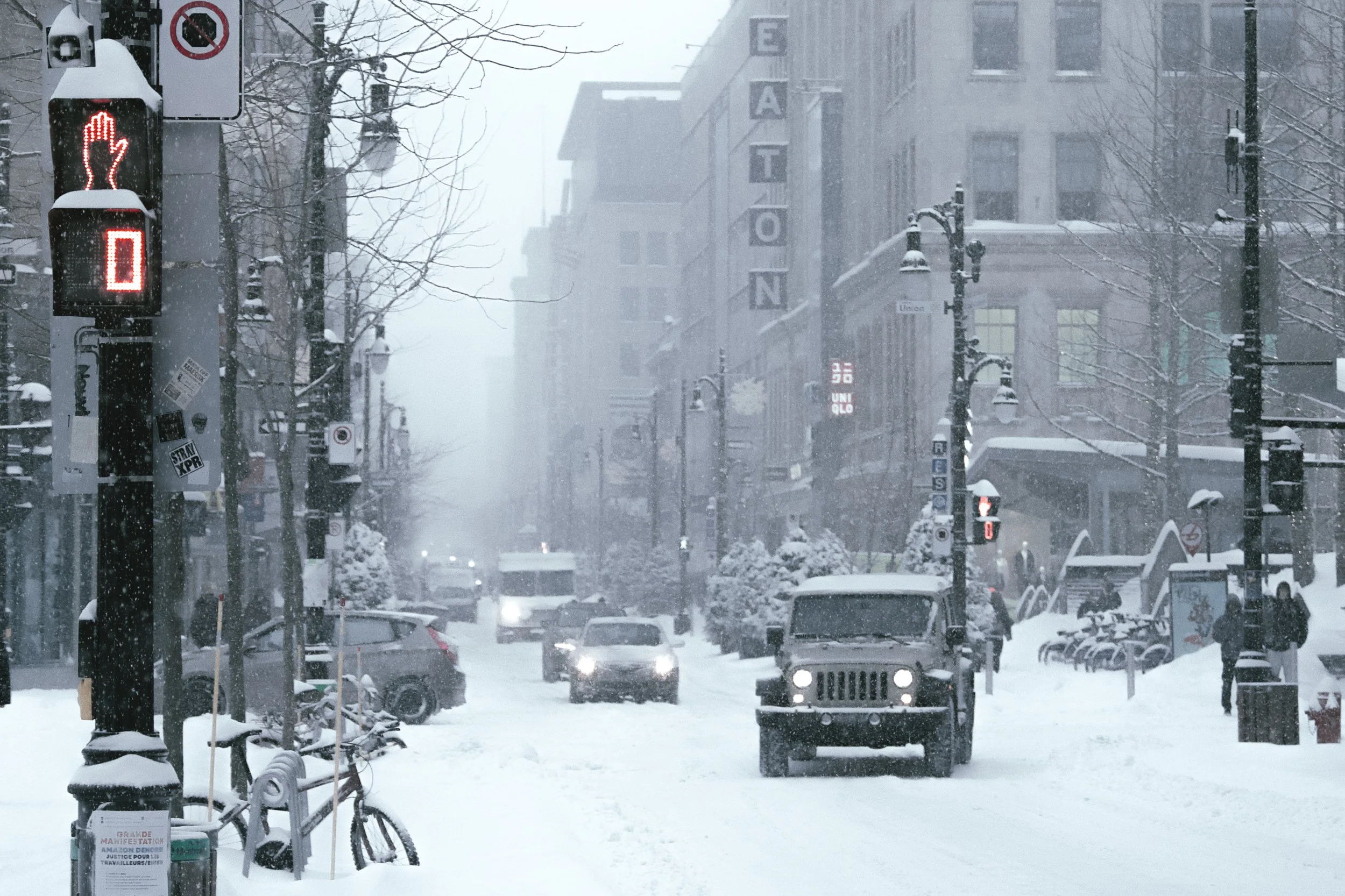 Snow storm in Montreal – February 2025