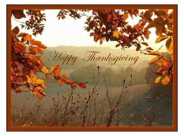 On Being Thankful…
