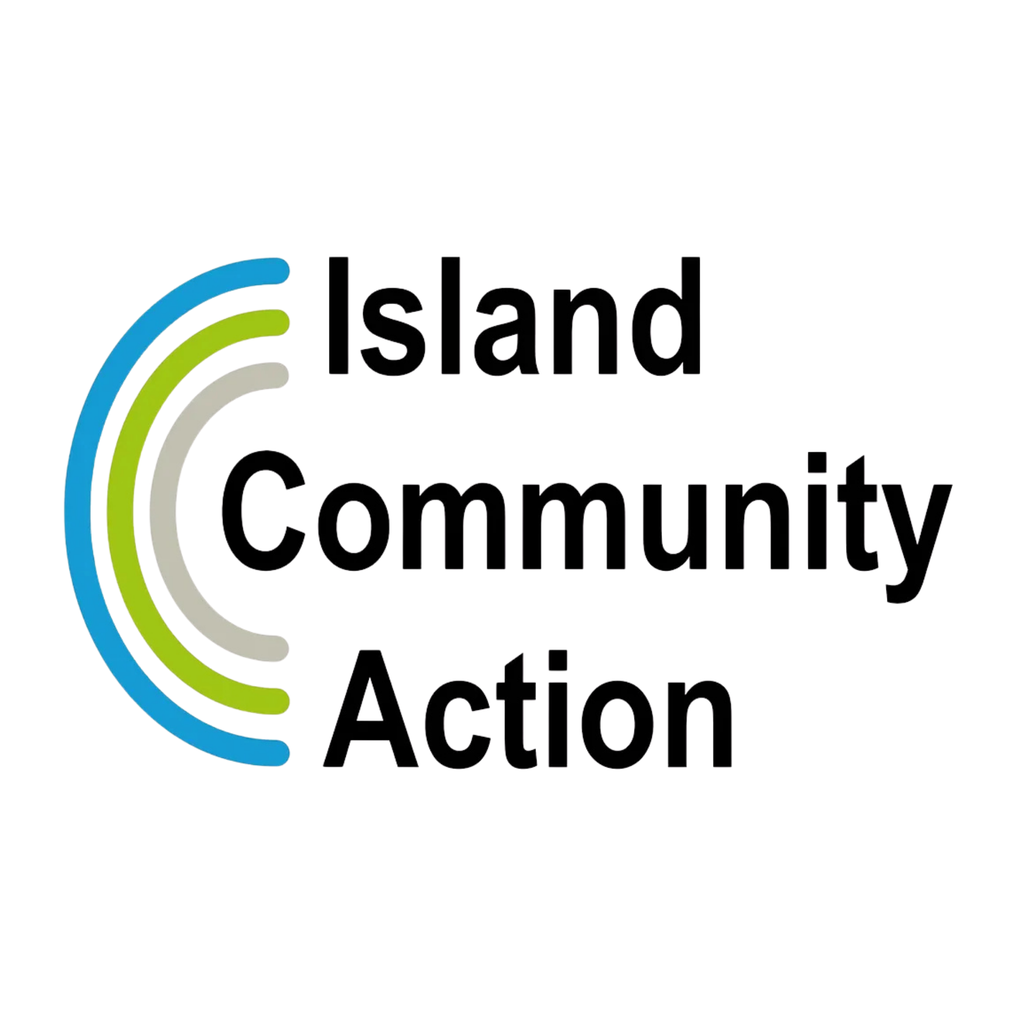 Colorful logo with the text 'Island' and 'connect' on a black background.
