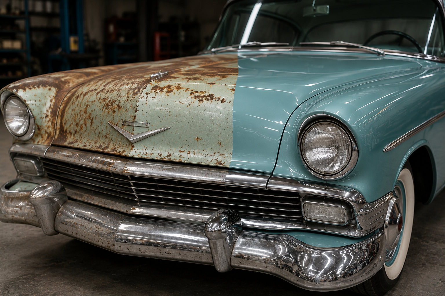 Laser rust and coating removal for automotive and specialty vehicle restoration