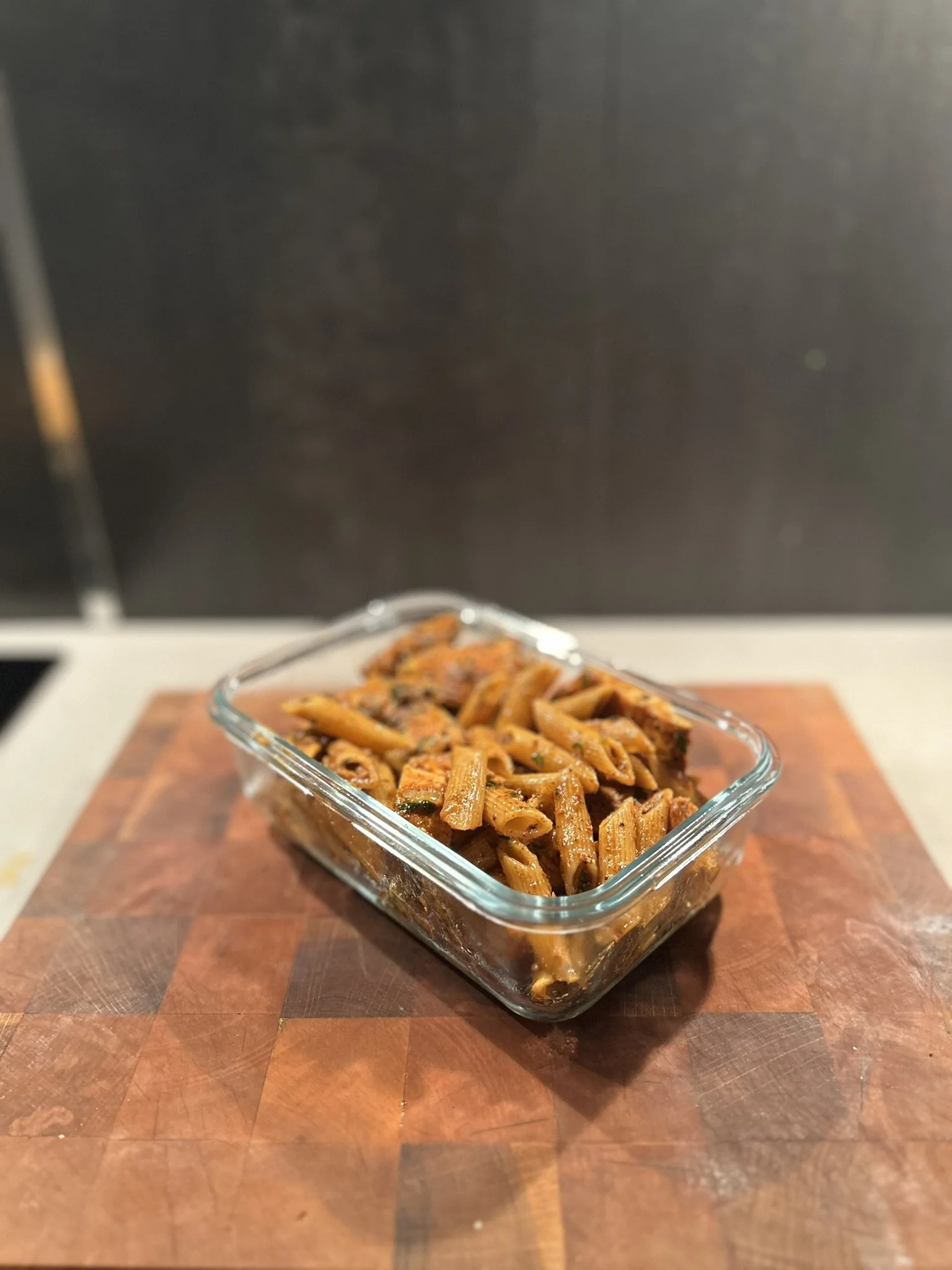 Pasta alfredo med kyckling