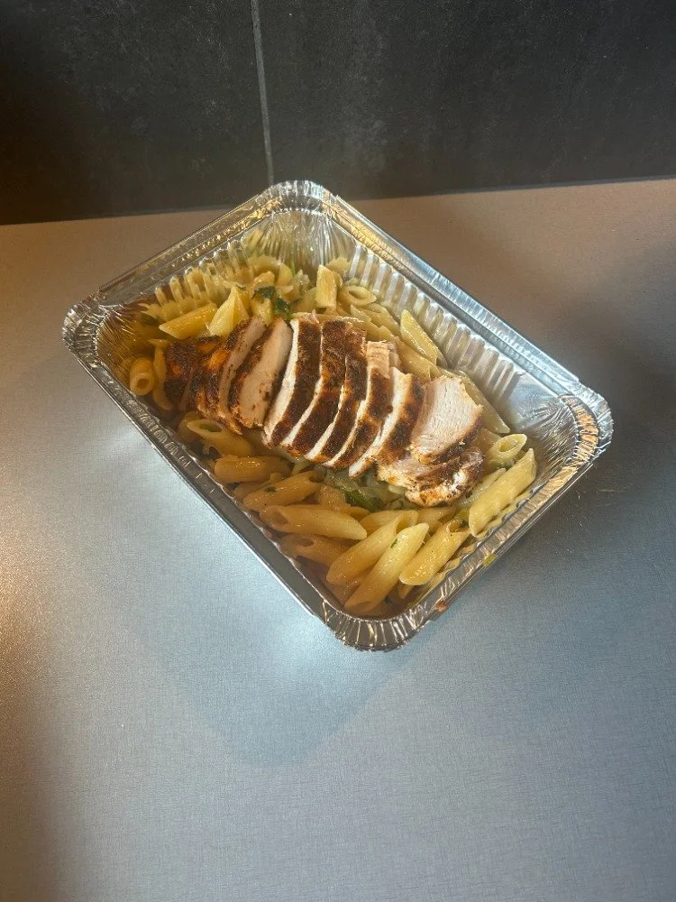 Pasta alfredo med kyckling