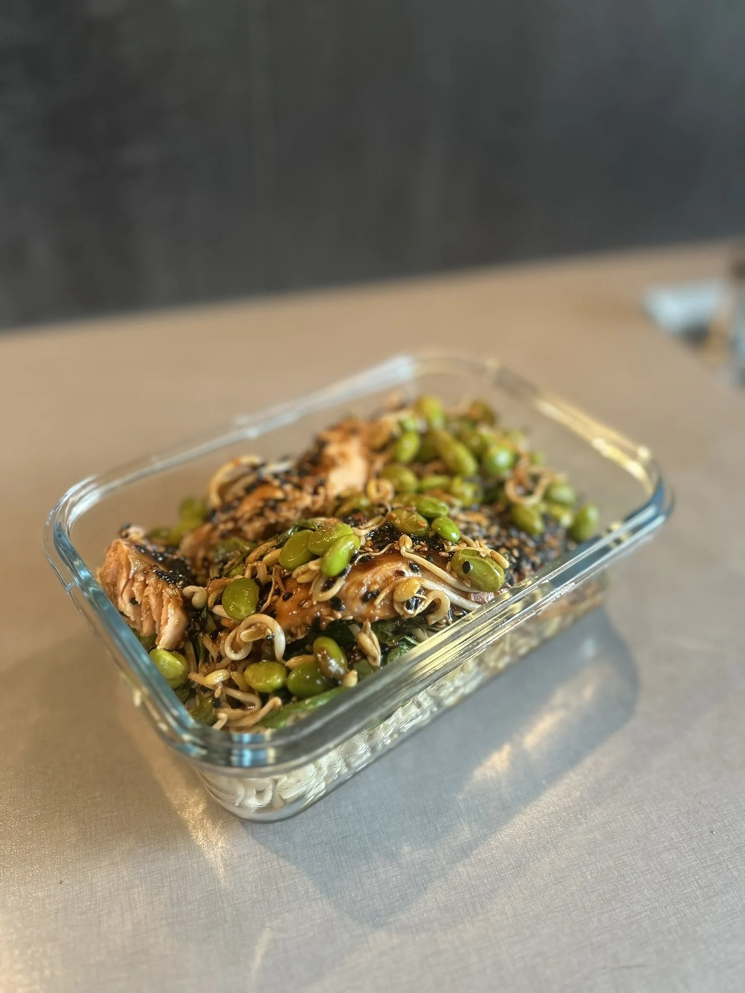 Teriakylax med sojabönor