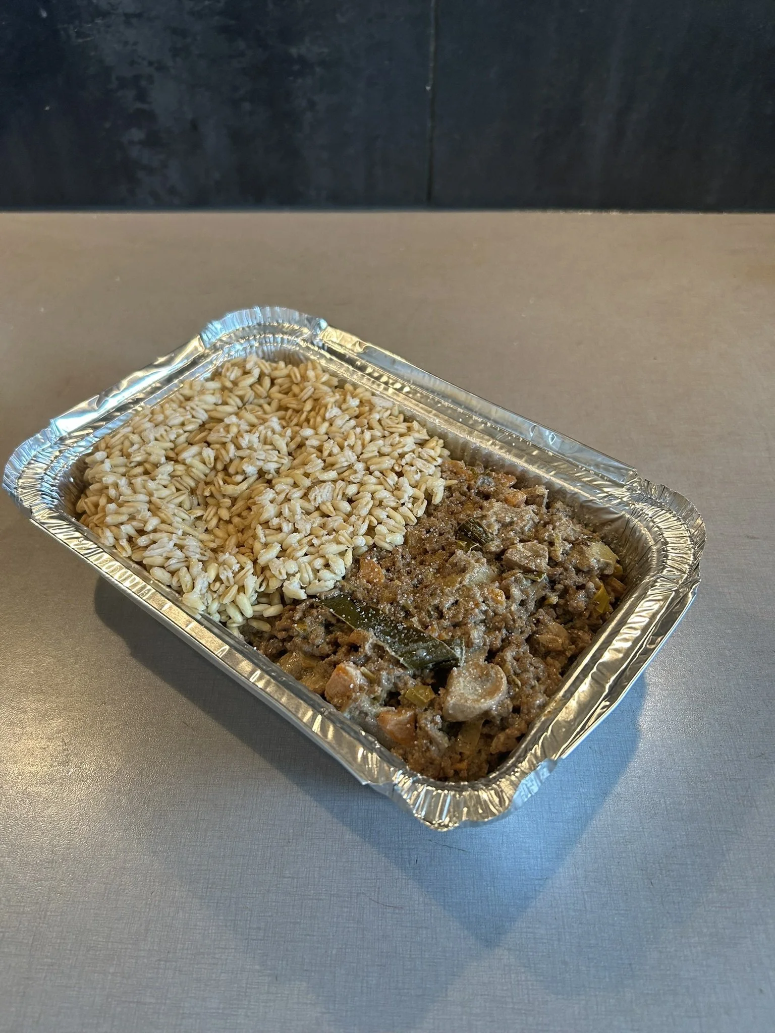 Köttfärsgryta med champinjoner