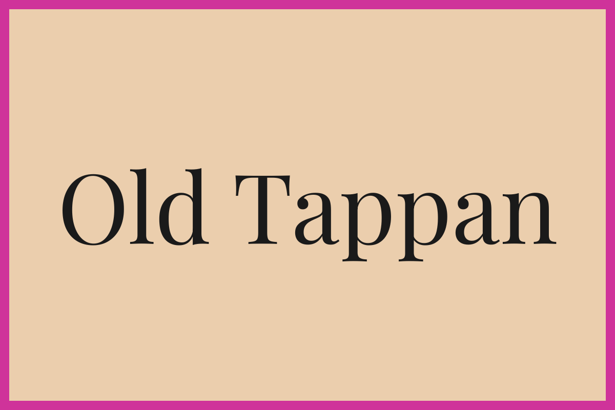 Old Tappan NJ real estate