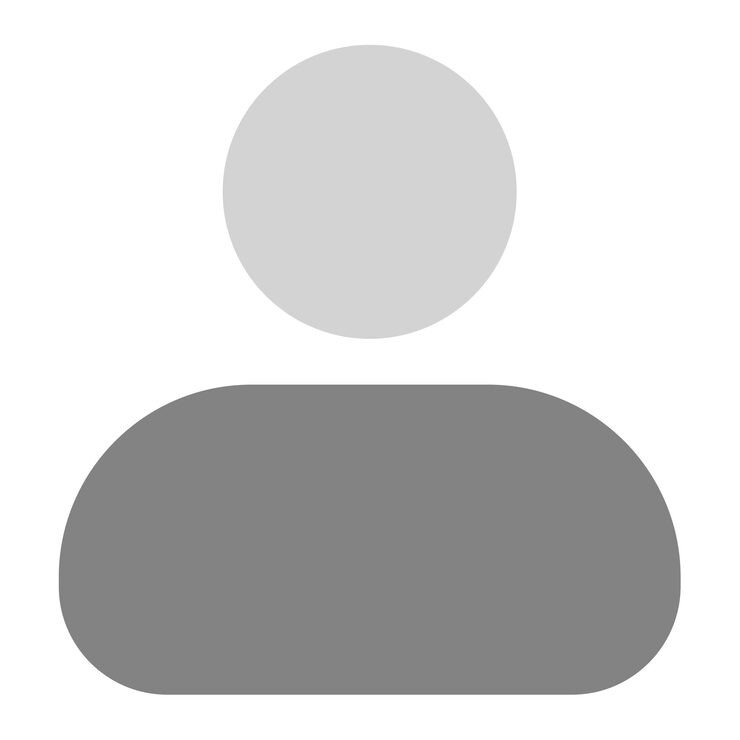 A generic grayscale placeholder image of a person icon with a circle for the head and oval for the body.