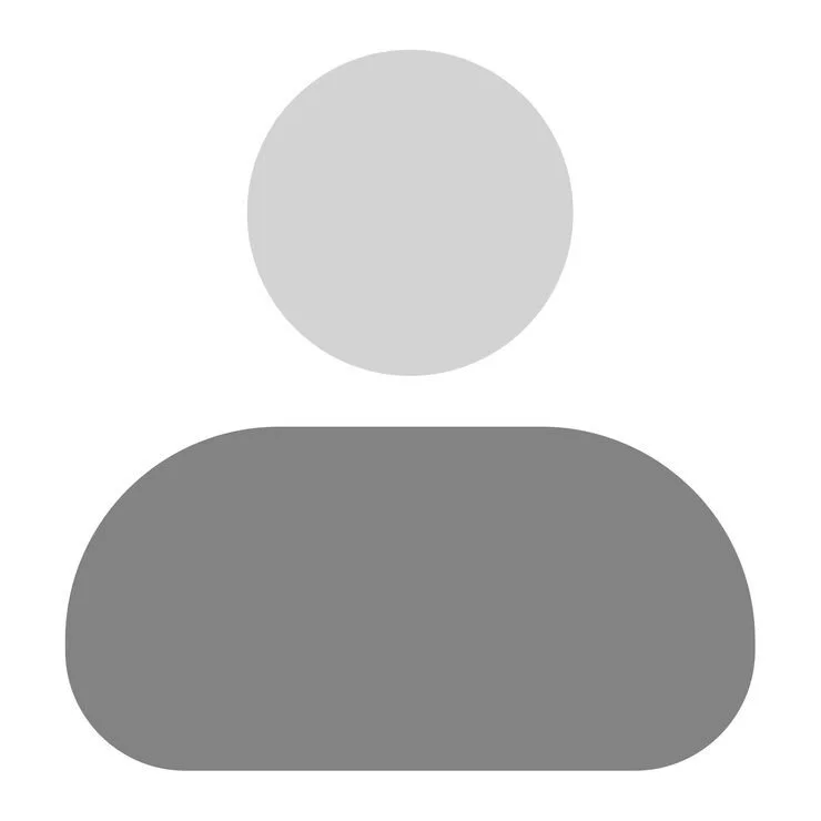 A placeholder image of a person icon, with a circular head and oval shoulders in grayscale.