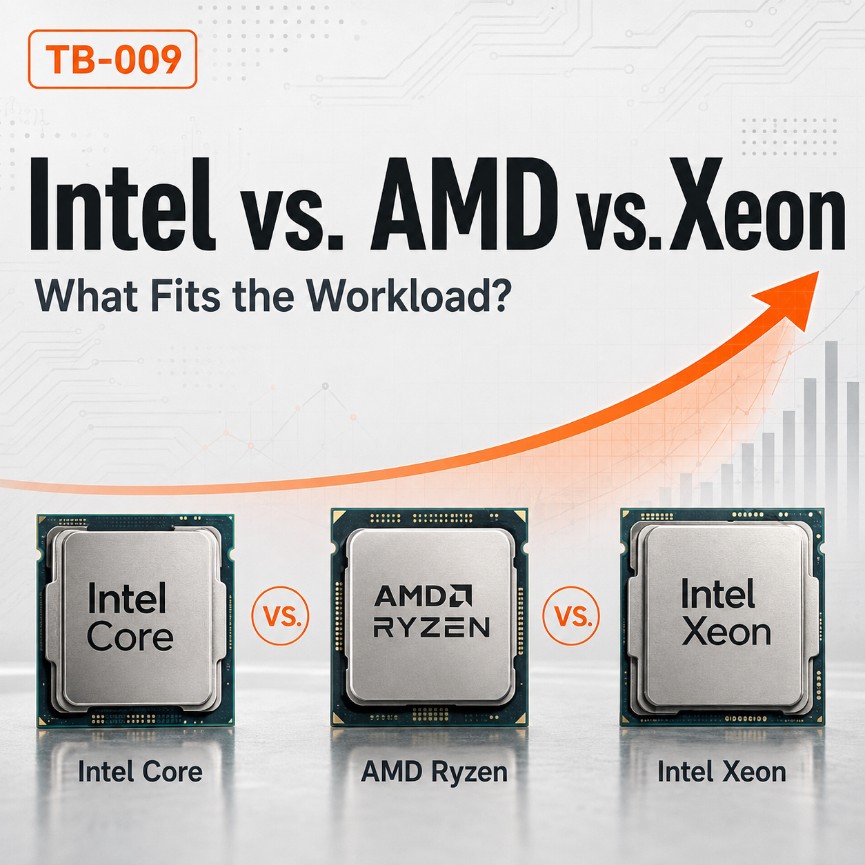 TB-009: Intel Core vs. AMD Ryzen vs. Intel Xeon: What Actually Fits the Workload?