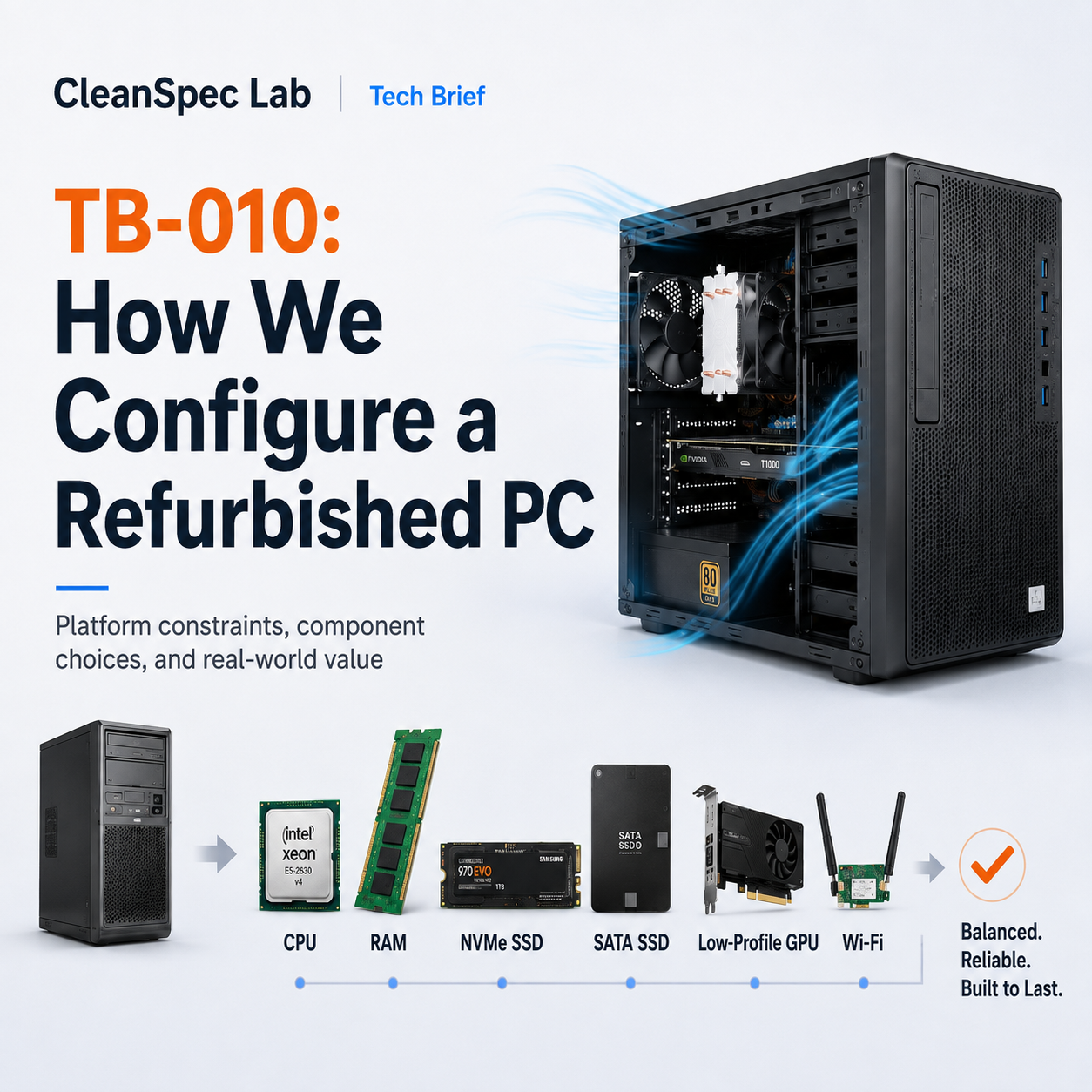 TB-010: How We Configure a Refurbished PC