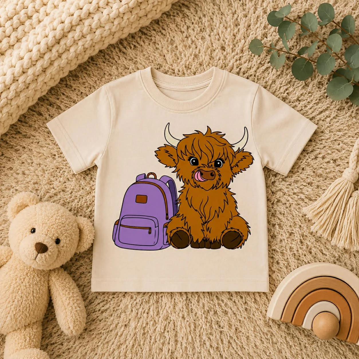 Cow & Backpack