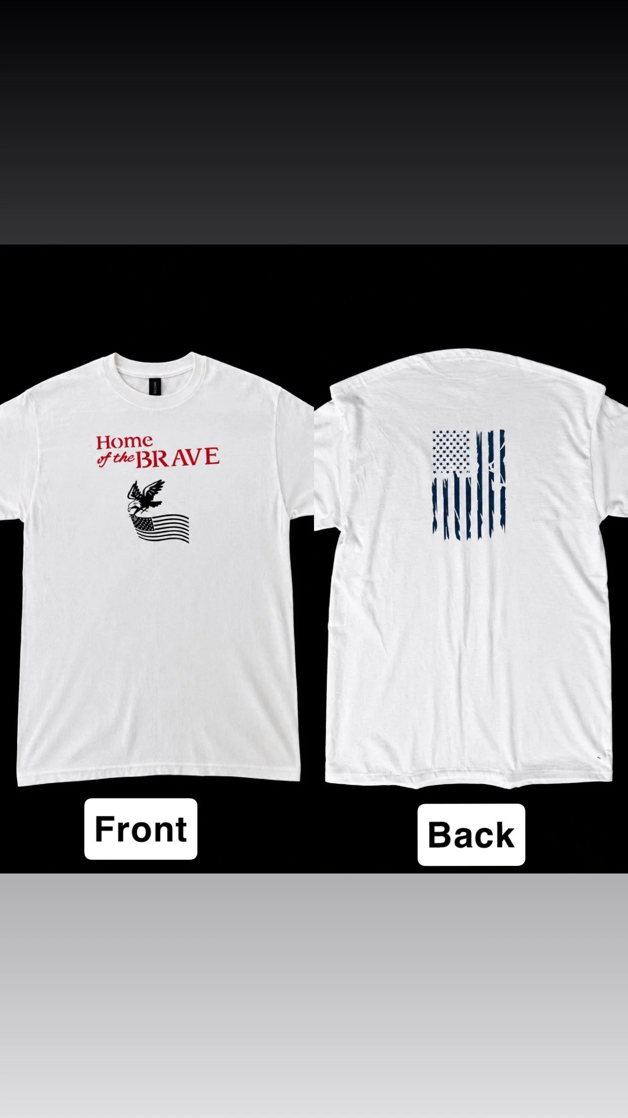 Home Of The Brave Men's- *Medium*