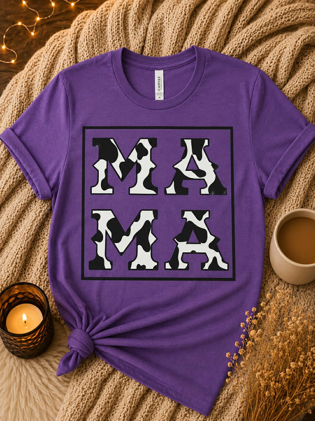 MAMA- Cow Print